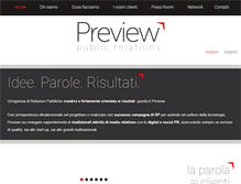 Tablet Screenshot of previewitalia.com